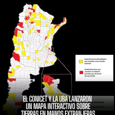 13 millones de hectáreas en manos foráneas: alarmante informe de la UBA y el Conicet