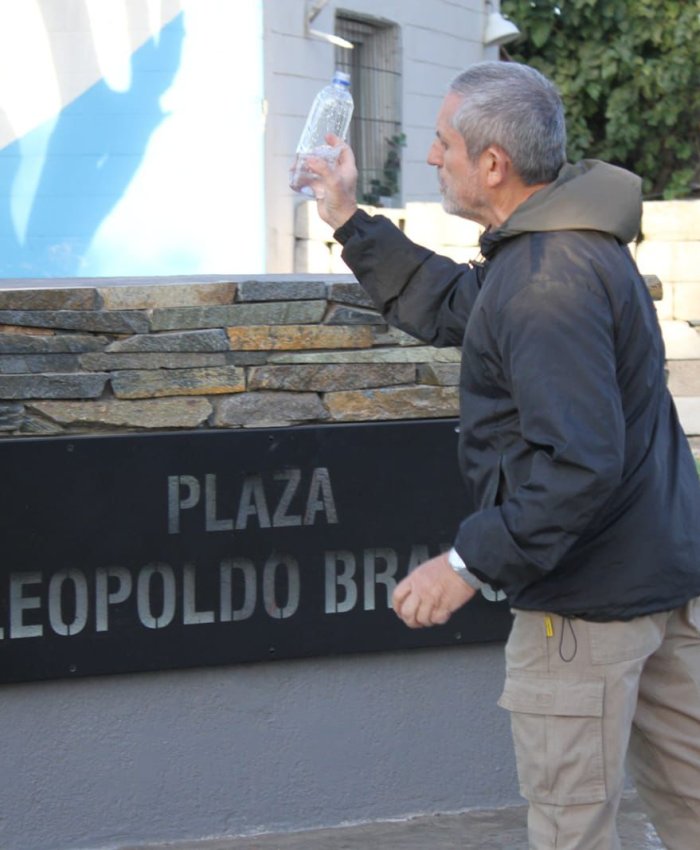 CHIMBAS: el Barrio Dr. Leopoldo Bravo disfruta de su nueva plaza y la iluminación LED