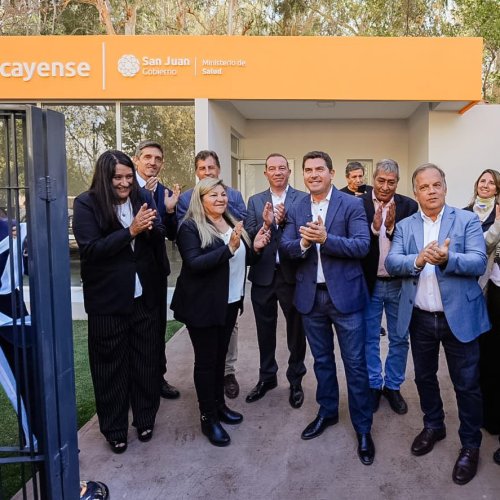 Calingasta: Orrego recorrió el San Juan Cerca e inauguró obras de ampliación y refacción en centros de Salud