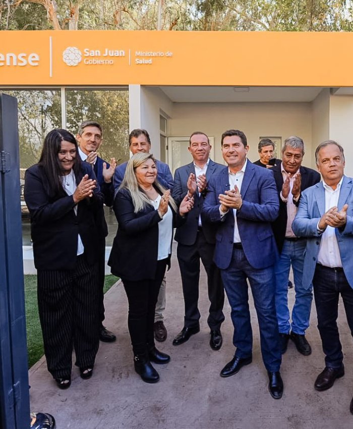 Calingasta: Orrego recorrió el San Juan Cerca e inauguró obras de ampliación y refacción en centros de Salud