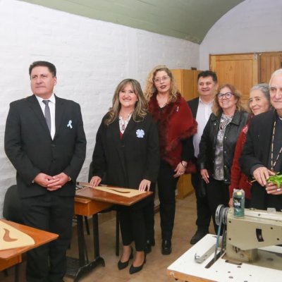 La ministra Silvia Fuentes inauguró un importante espacio de capacitación técnica en Caucete
