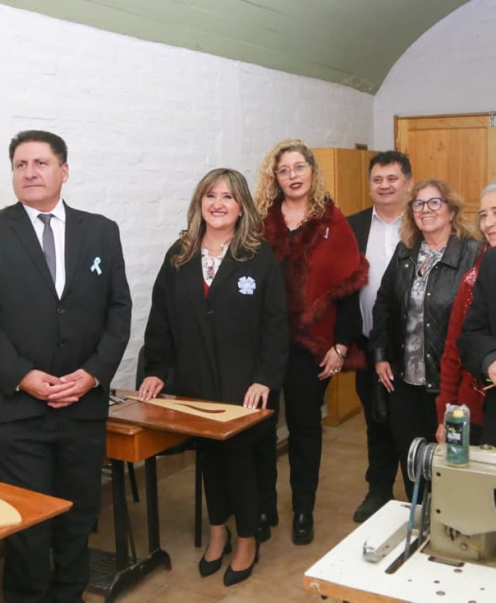 La ministra Silvia Fuentes inauguró un importante espacio de capacitación técnica en Caucete
