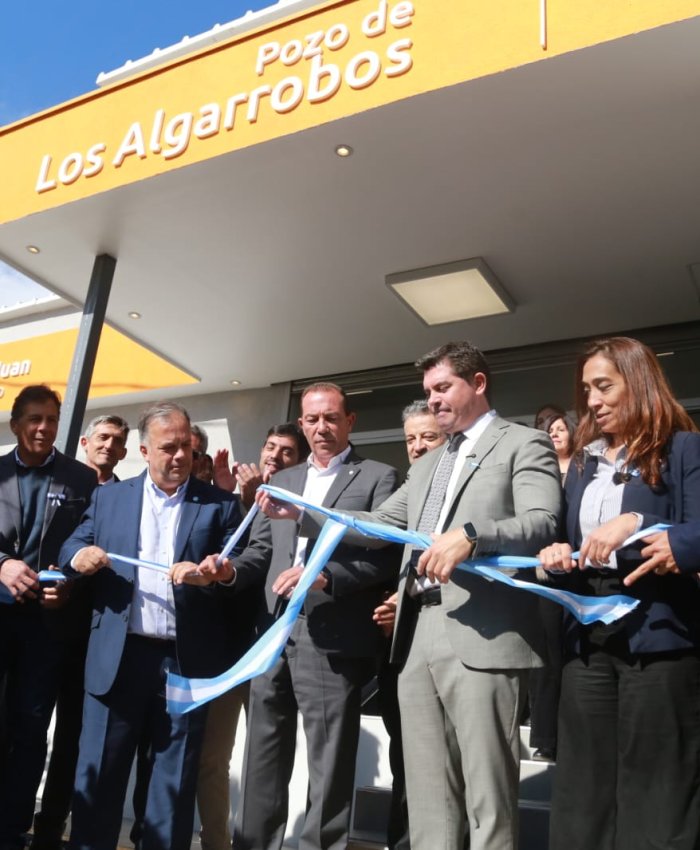Orrego inauguró en Caucete la ampliación y remodelación de un centro de salud para dar más servicios y mejor atención