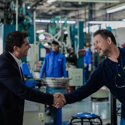 Con una visita a Taranto, Orrego reafirmó su compromiso de acompañar a empresas que confían en San Juan