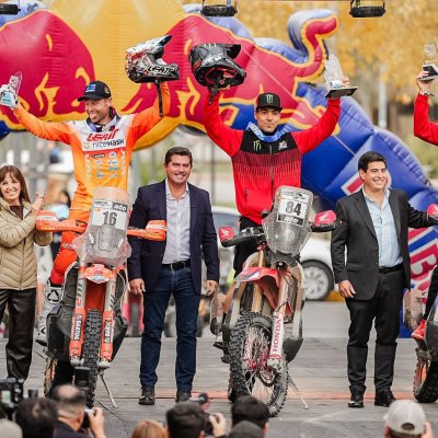 Orrego coronó a los ganadores del Desafío Ruta 40 y dio cierre al evento que puso a San Juan en la vidriera internacional del deporte