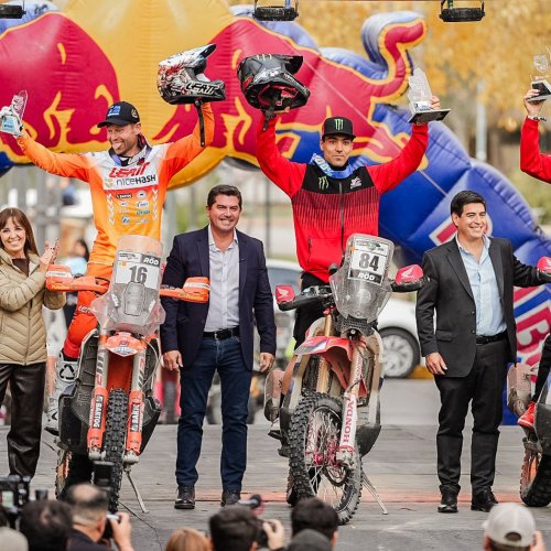 Orrego coronó a los ganadores del Desafío Ruta 40 y dio cierre al evento que puso a San Juan en la vidriera internacional del deporte
