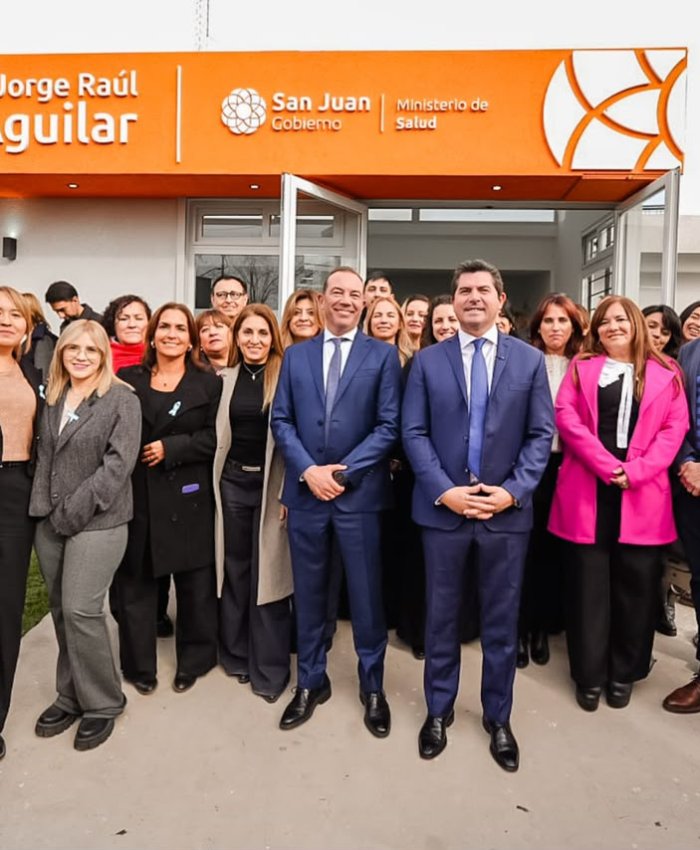 Orrego inauguró la ampliación y remodelación del CAPS Ruiz Aguilar para fortalecer la atención de salud en Chimbas