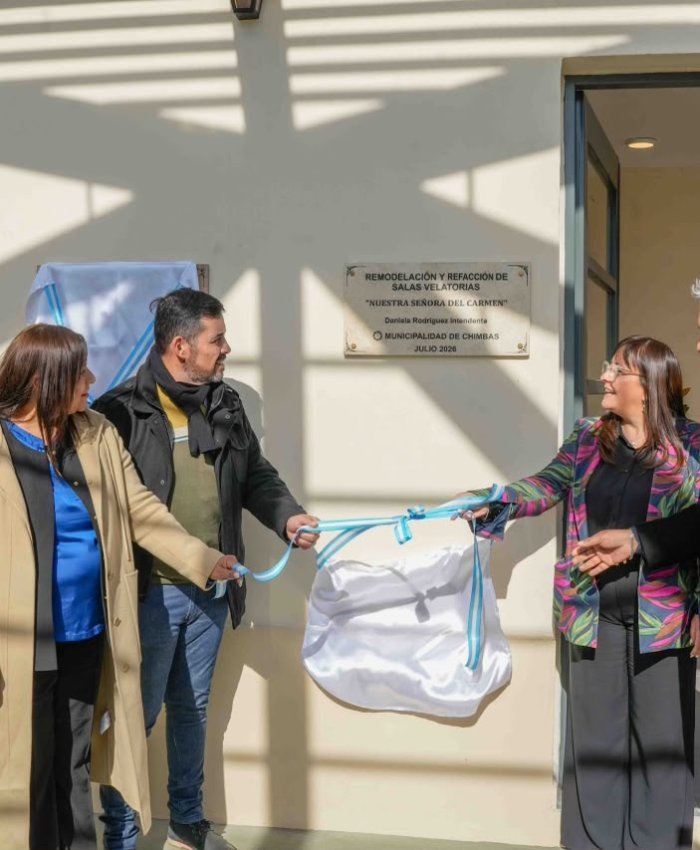 Chimbas inauguró nuevas y modernassalas velatorias