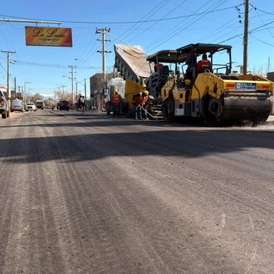 El Gobierno provincial avanza con la repavimentación de avenida Benavídez