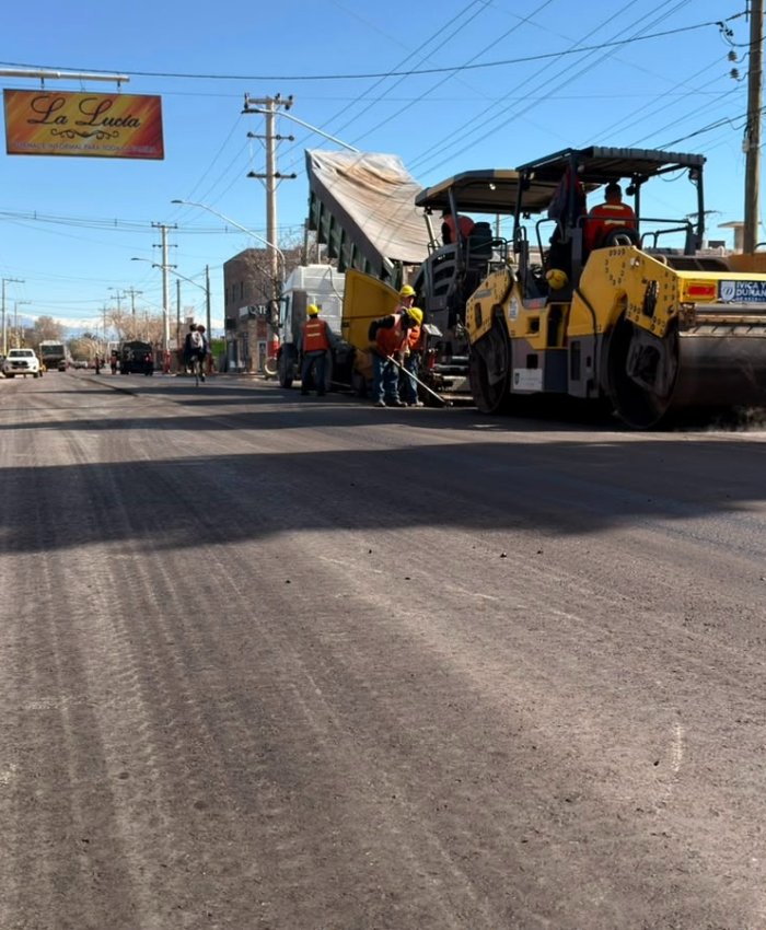 El Gobierno provincial avanza con la repavimentación de avenida Benavídez
