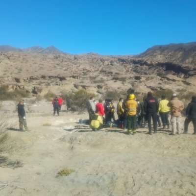 Continúa el operativo en Valle Fértil con el rescate y traslado de las personas fallecidas
