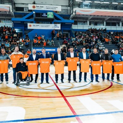 El gobernador Orrego encabezó el lanzamiento de la etapa final de los Juegos Deportivos Provinciales Evita en San Juan