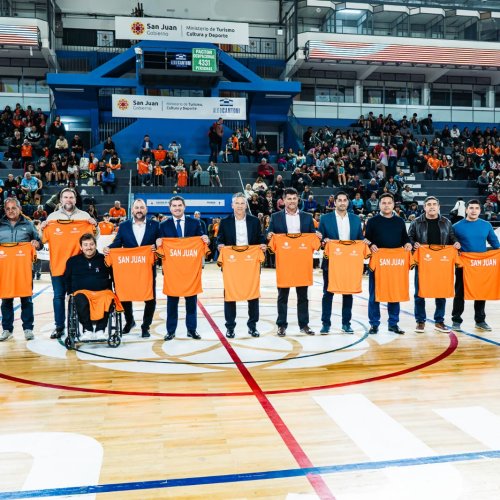El gobernador Orrego encabezó el lanzamiento de la etapa final de los Juegos Deportivos Provinciales Evita en San Juan