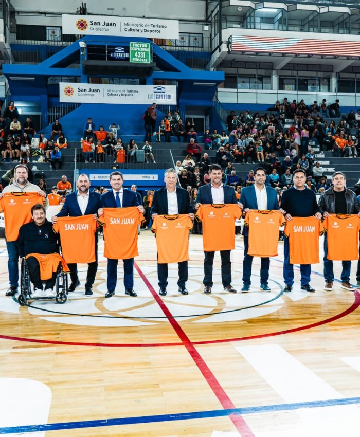 El gobernador Orrego encabezó el lanzamiento de la etapa final de los Juegos Deportivos Provinciales Evita en San Juan