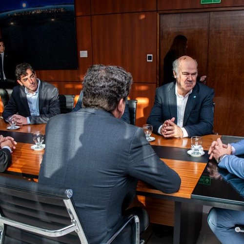 Fabián Martín recibió al secretario de Agricultura de la Nación