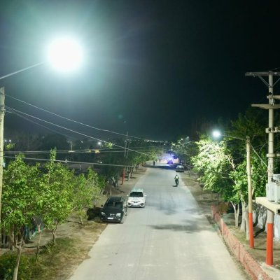 CHIMBAS: Loteo Rodano estrenó nueva iluminación LED y mejoras integrales en su sistema de alumbrado públi