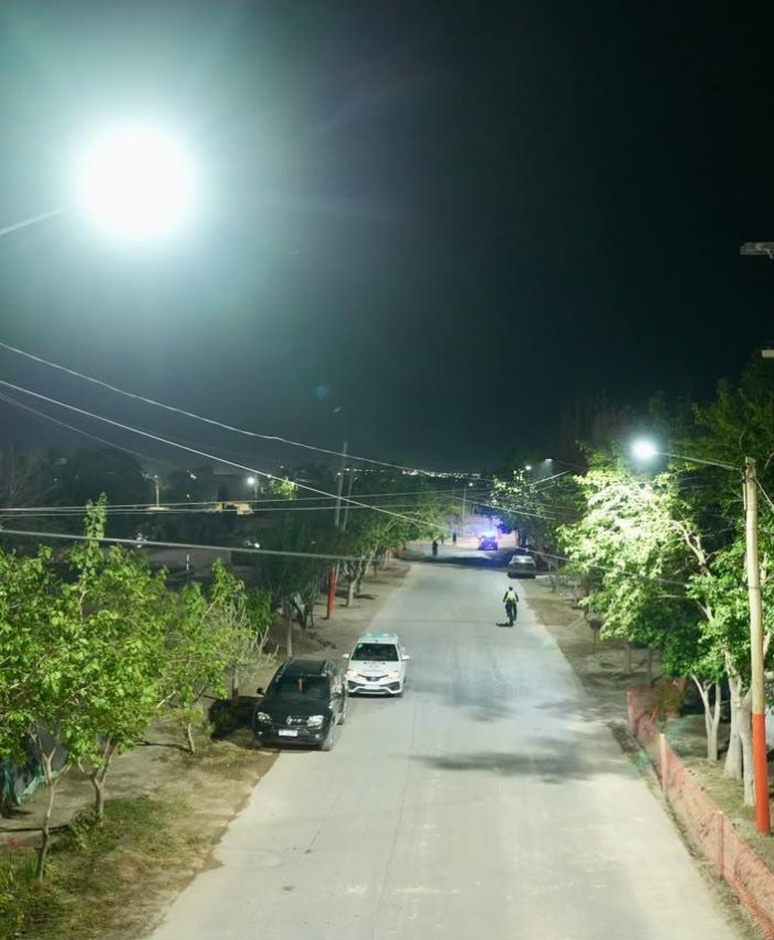 CHIMBAS: Loteo Rodano estrenó nueva iluminación LED y mejoras integrales en su sistema de alumbrado públi