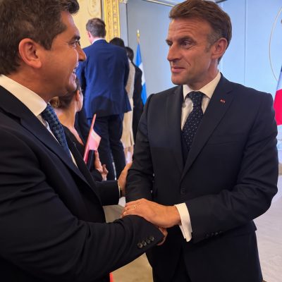«Es una oportunidad muy importante para seguir llevando a San Juan al mundo», afirmó Orrego tras su encuentro con el presidente Macron