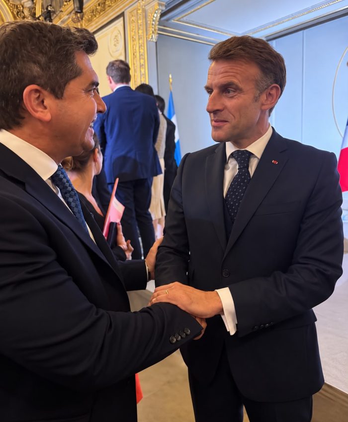 «Es una oportunidad muy importante para seguir llevando a San Juan al mundo», afirmó Orrego tras su encuentro con el presidente Macron