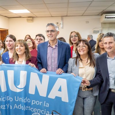 El ministro Platero acompañó el lanzamiento de las acciones municipales con UNICEF