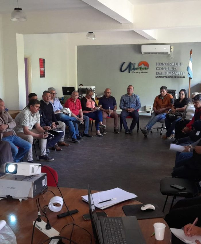 A través de COPRE, Protección Civil refuerza la coordinación con Ullum