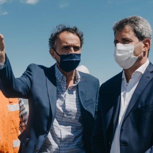 Visita la Provincia el ministro de Obras Publicas de la Nación