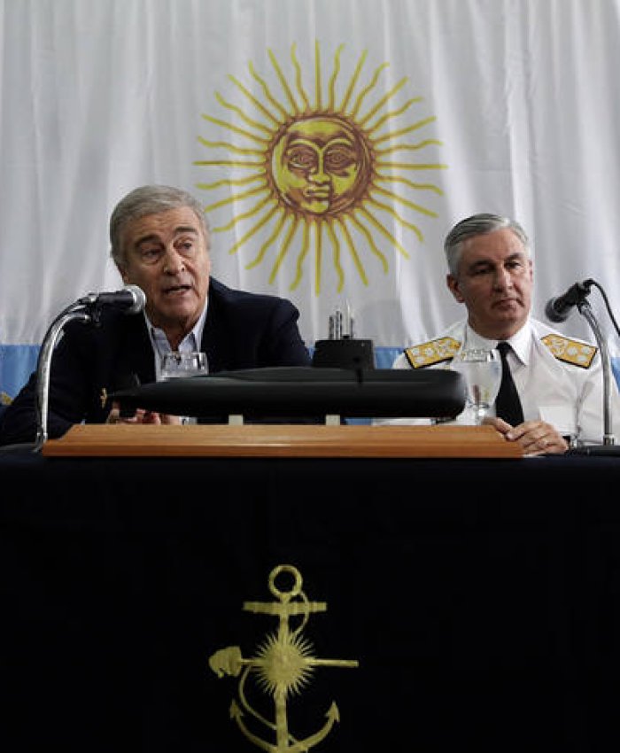 Aguad: «No tenemos la tecnología para recuperar el submarino»