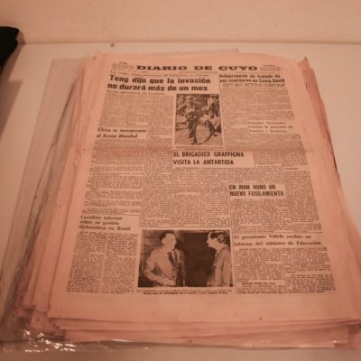 El Archivo General resguarda más de 40 títulos históricos de diarios