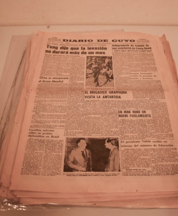 El Archivo General resguarda más de 40 títulos históricos de diarios