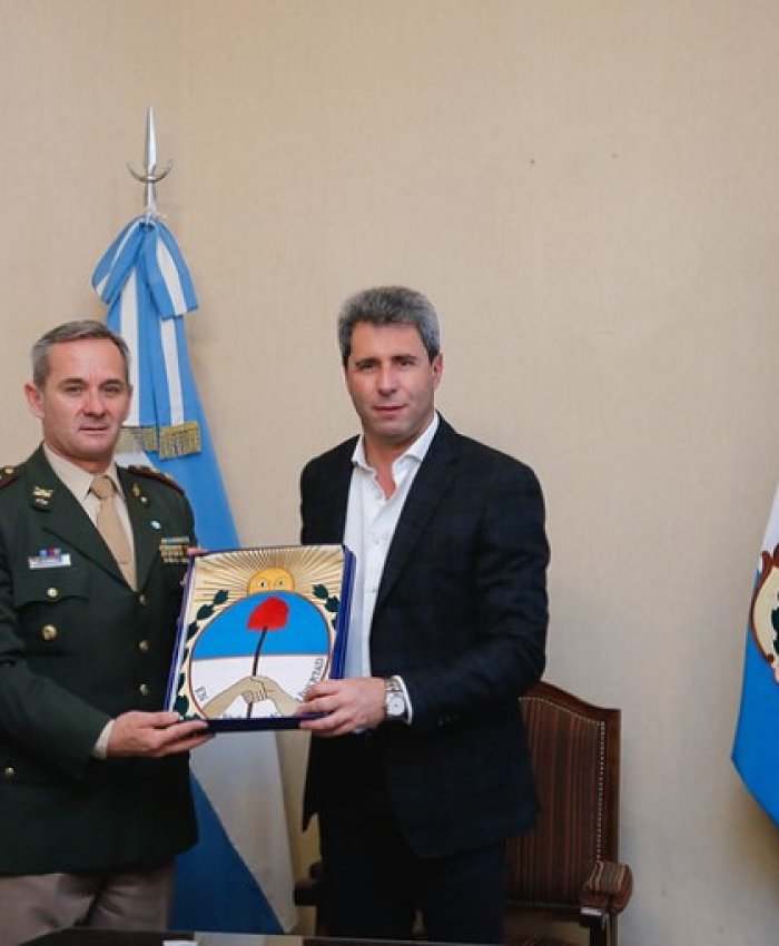 El gobernador se reunió con el jefe de la X Agrupación San Juan de Gendarmería