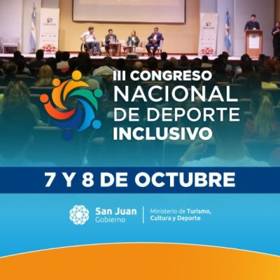 Se realizará en San Juan el III Congreso Nacional de Deporte Inclusivo