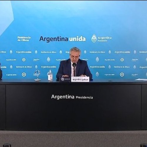 PANDEMIA: el presidente anuncio la fabricación de una vacuna contra el Covid-19