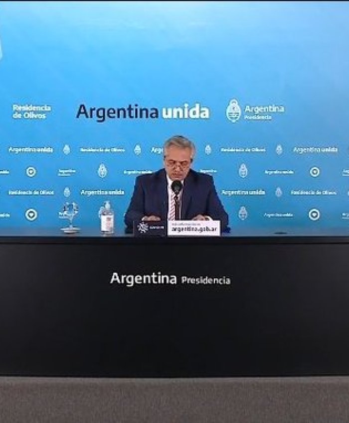 PANDEMIA: el presidente anuncio la fabricación de una vacuna contra el Covid-19