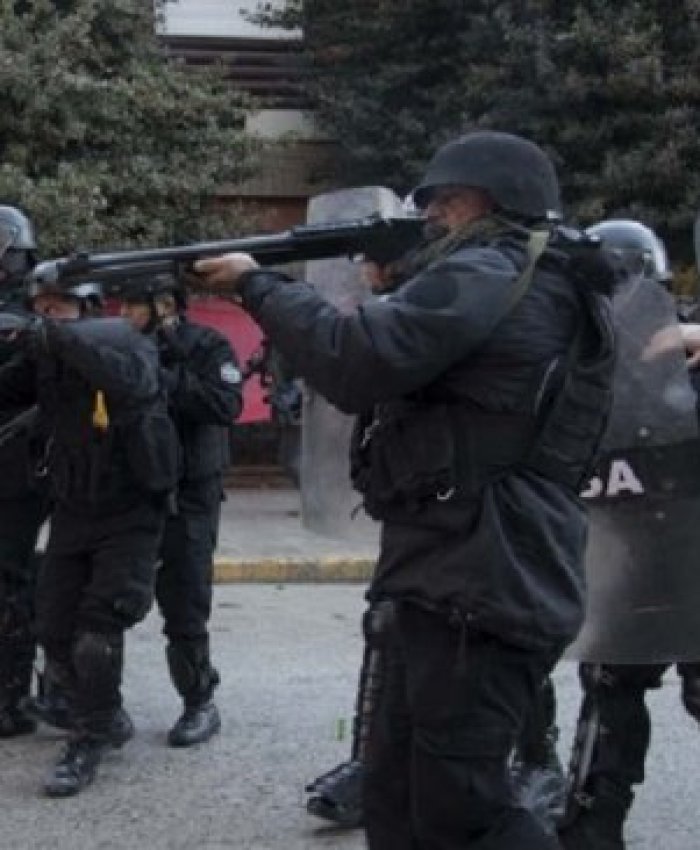 Bariloche: represión y heridos en manifestación mapuche