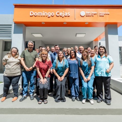Orrego encabezó la inauguración de la ampliación y refacción del Centro de Salud de Las Casuarinas