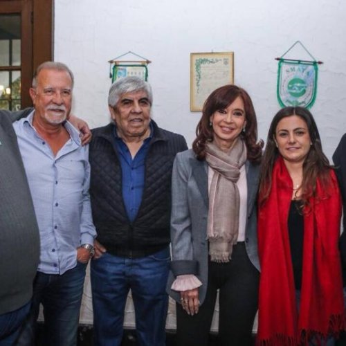 Cristina en un acto sindical: fue invitada a una actividad en el Smata