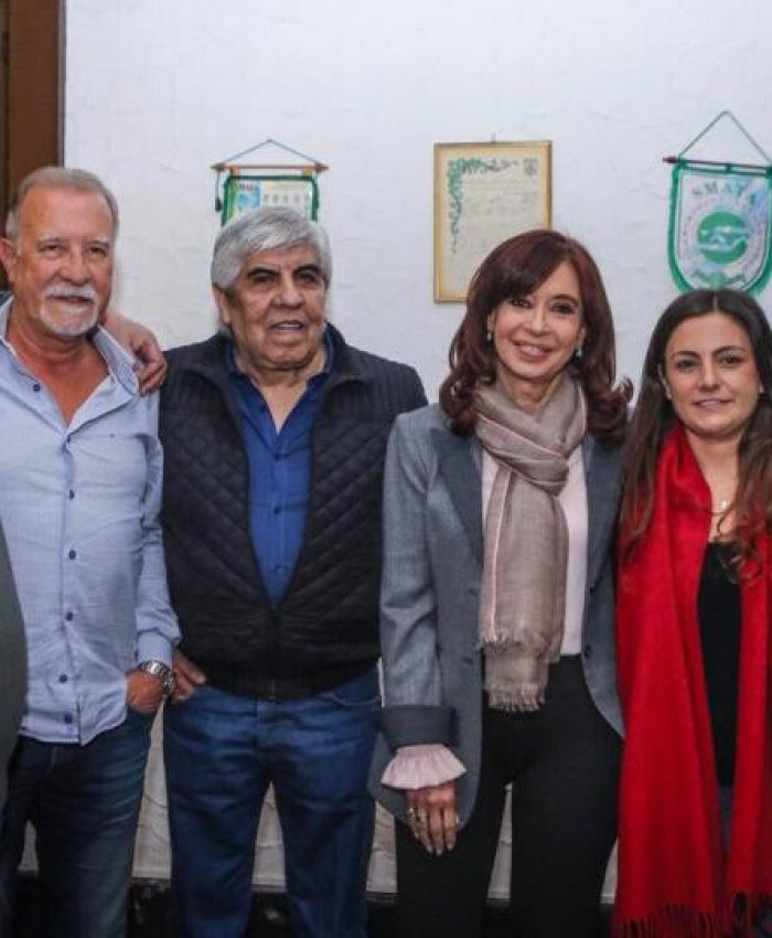 Cristina en un acto sindical: fue invitada a una actividad en el Smata