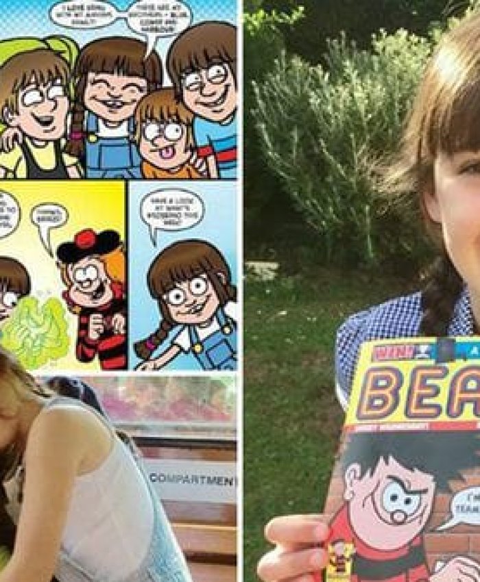 La niña que se convirtió en un personaje de cómic