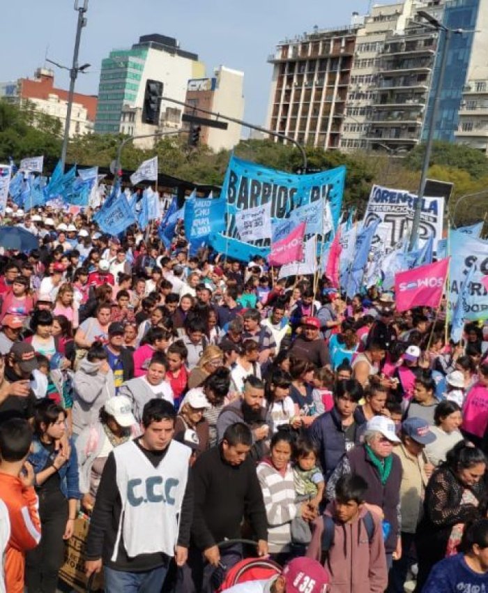 Movimientos populares exigen que se declare l Emergencia Alimentaria