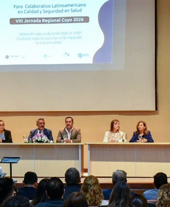San Juan es sede de la VIII Jornada Regional Cuyo 2026 sobre calidad y seguridad en salud