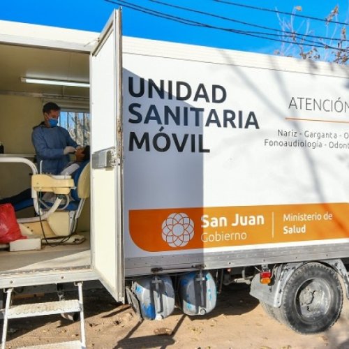 Las Unidades Sanitarias Móviles continúan al departamento Albardón