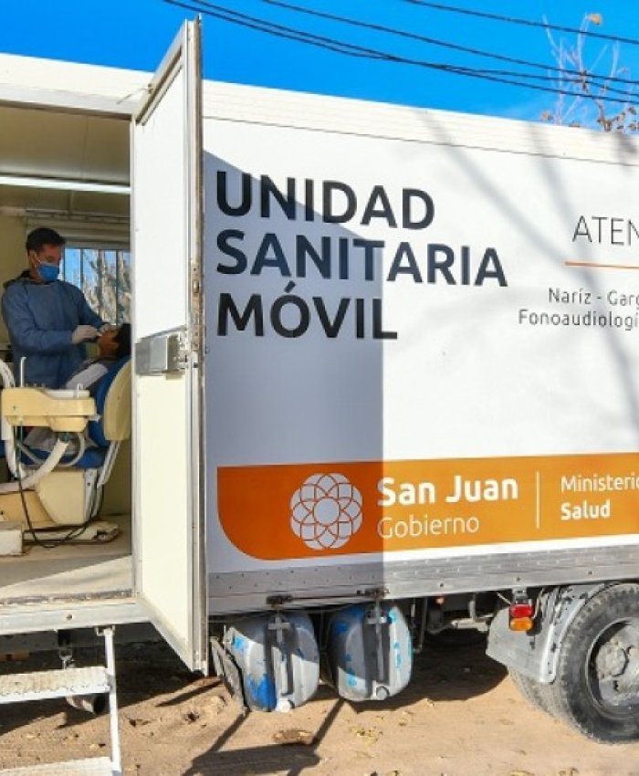 Las Unidades Sanitarias Móviles continúan al departamento Albardón
