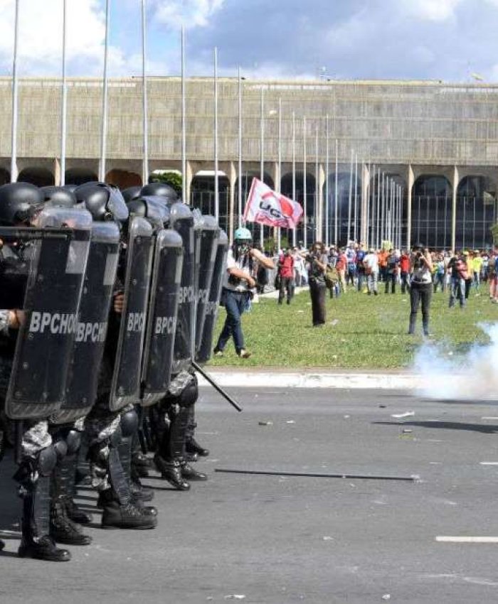 Temer mando el ejército a reprimir al pueblo brasilero