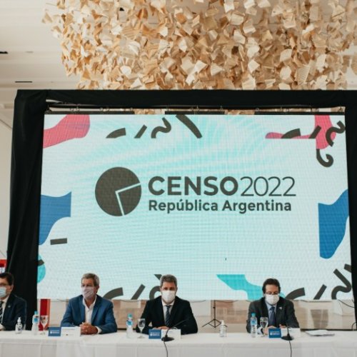 Uñac participó en la presentación del «Censo Nacional de Población de Hogares y Viviendas 2022»