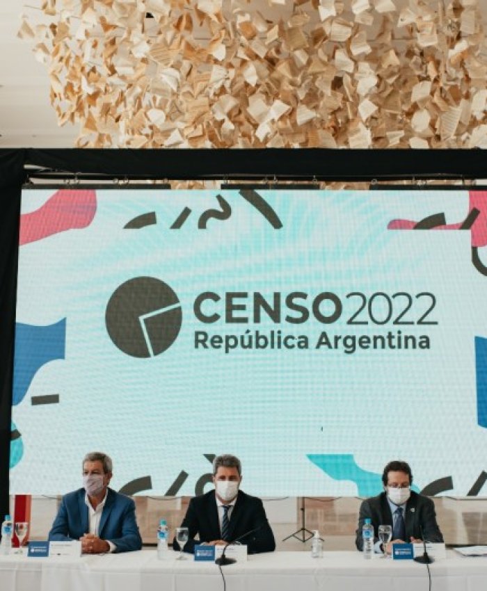 Uñac participó en la presentación del «Censo Nacional de Población de Hogares y Viviendas 2022»