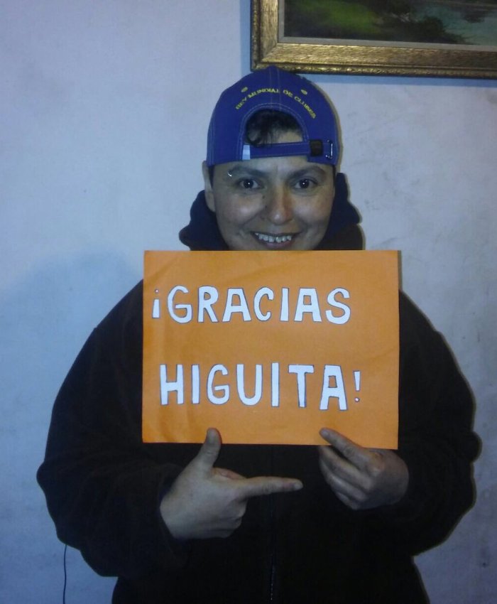 Higui agradeció a Higuita y él le respondió por Twitter: “Estoy feliz por tu libertad”
