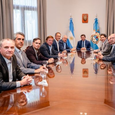 Orrego recibió a los directivos de Arcor para fortalecer el desarrollo agroindustrial en San Juan