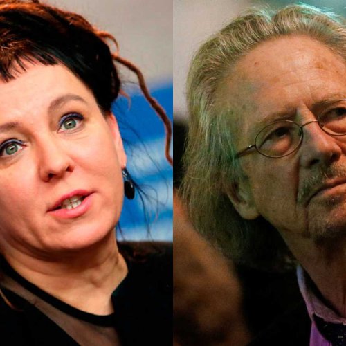 Los Nobel de literatura fueron para la polaca Olga Tokarczuk y al austríaco Peter Handke