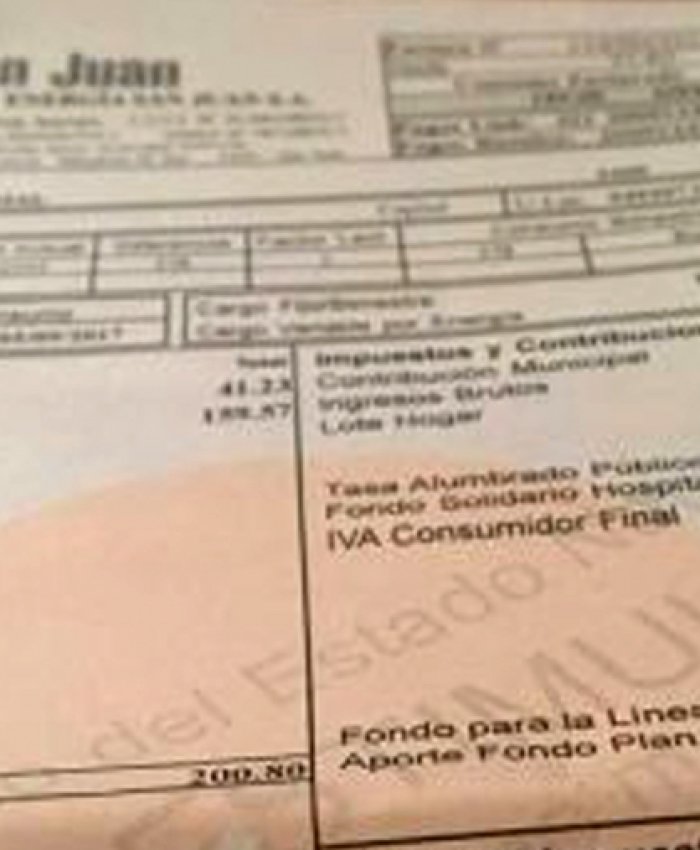 Nuevo aumento en la tarifa eléctrica del 17, 24%