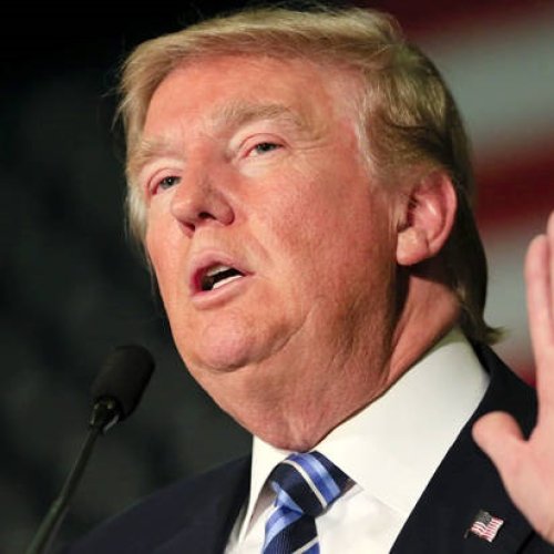 Republican presidential candidate Donald Trump speaks during a campaign stop in Council Bluffs, Iowa, Tuesday, Dec. 29, 2015. (AP Photo/Nati Harnik)